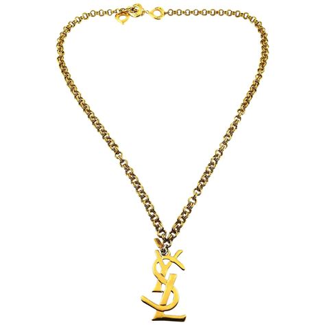 Yves Saint Laurent Pendant Necklaces 